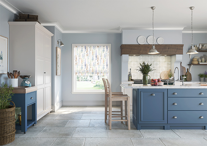 Santa Maria, Marine - Twist&Fit Roman Blind - Image 8